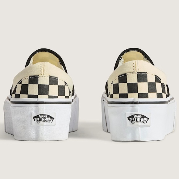 Classic Slip-On Checkerboard Stackform Shoe 🏁 - Picture 6 of 6